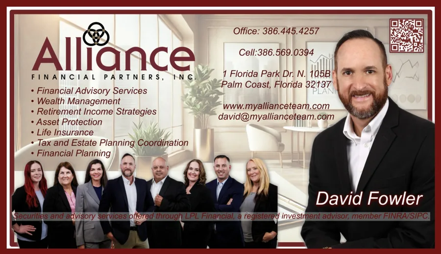 Alliance Financial Partners business card